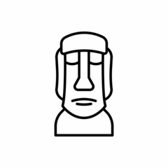 moai icon vector