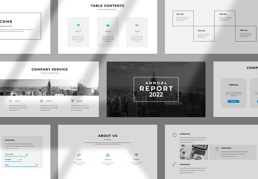 Annual Report 2022 Presentation Layout