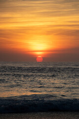 Sunrise over the sea