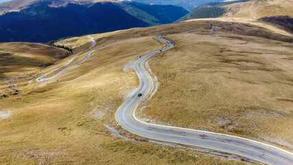 Transalpina Mountain Road in Romania