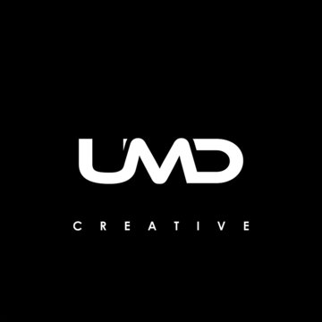 UMD Letter Initial Logo Design Template Vector Illustration