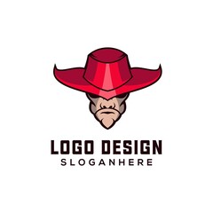 coboy mascot logo design