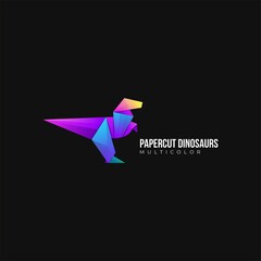 cute deer gradient logo design