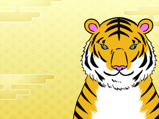 年賀状・謹賀新年・虎・寅・お正月