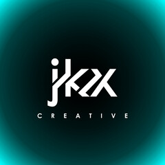 JKX Letter Initial Logo Design Template Vector Illustration