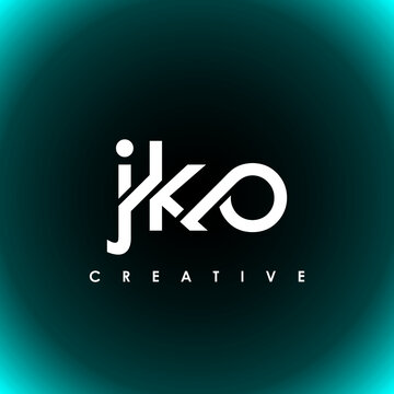 JKO Letter Initial Logo Design Template Vector Illustration