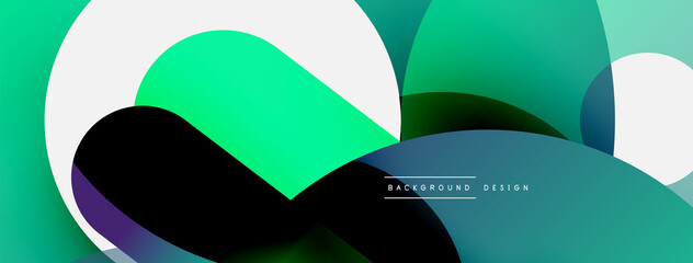 Circle abstract background. Vector illustration for wallpaper banner background card or landing page