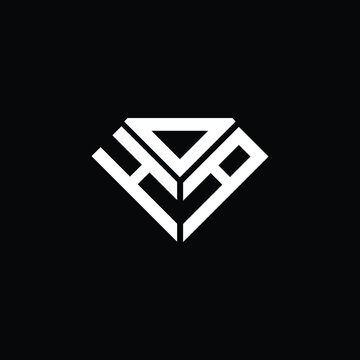 HDA letter logo creative design. HDA unique design, HOA letter logo creative design. HOA unique design