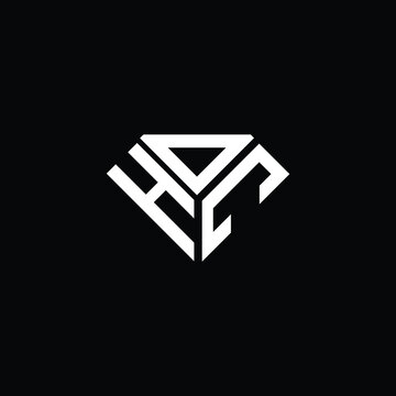 HDC letter logo creative design. HDC unique design, HOC letter logo creative design. HOC unique design