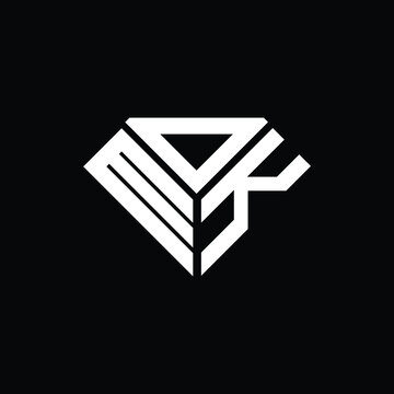 MDK letter logo creative design. MDK unique design, MOK letter logo creative design. MOK unique design