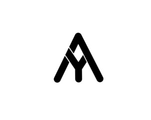 Ay ya a y letter logo