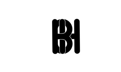 Bh hb b h letter logo