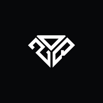 ZDQ letter logo creative design. ZDQ unique design, ZOQ letter logo creative design. ZOQ unique design