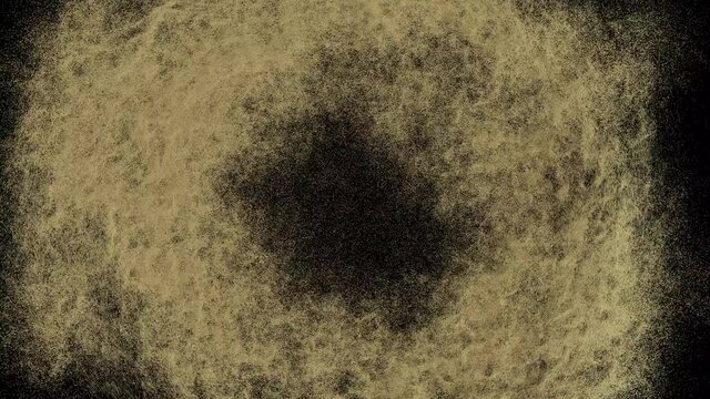 Sand Realistic Transition with Luma Matte. Transition of sand place on footage or background and easier to adjust color.