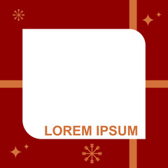 christmas day template for social media