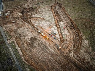 ariel of mass excavation 