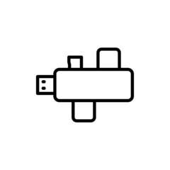 Card Reader icon in vector. Logotype;