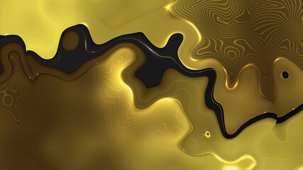 abstract colorful wavy background. Liquid acrylic texture. Abstract background with curled stripes or chaotic lines