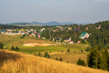 Obraz premium Durmitor National Park is located in northwestern Montenegro within the Dinaric Alps. As the largest national park in Montenegro