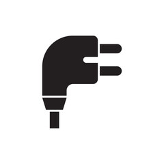 Plug icon in vector. Logotype;