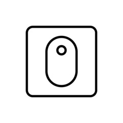 mousepad icon in vector. Logotype;