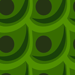 Illustration A seamless pattern on a square background - the scales of a fish, mermaid or dragon. Design element