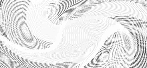 Geometric halftone abstract pattern. Vector illustration
