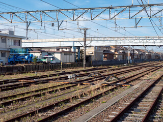 Fototapeta na wymiar JR銚子駅の風景