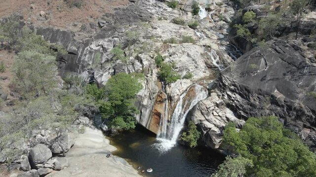 Isolated Dry Landscape at Emerald Creek Waterfall QLD