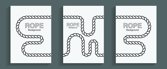 Abstract Rope Vector Background