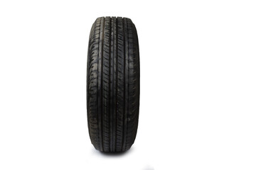 car tire isolated on white background