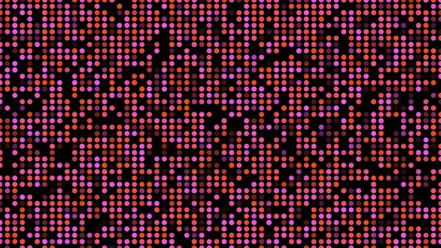 Abstract digital background with patterns or cells changing color. Apt for backgrounds, openers, graphics and title sequences.
