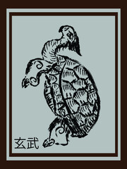 Sacred Animal Sketch Vector Background