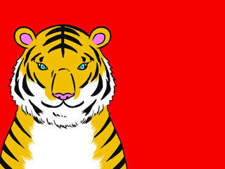 年賀状・謹賀新年・虎・寅・お正月