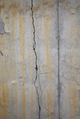 cracks in old concrete wall