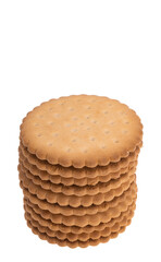 double biscuits with strawberry cream