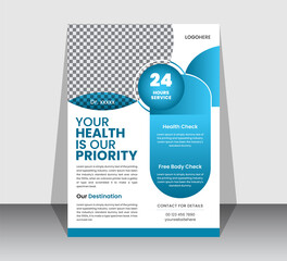 Medical Healthcare Business flyer Design Template 