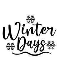 Fototapeta premium Winter SVG Bundle, Winter svg, Christmas Svg, Santa svg, Funny Quotes Svg, Snowman SVG, Christmas Quote svg, Holiday SVG, Winter Quote Svg