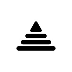 Blocks icon in vector. Logotype
