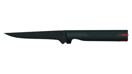 Realistic kitchen knife isolated on white background, Vector illustration, chef knife, Cutlery icon set