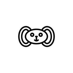 Rattle icon in vector. Logotype