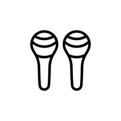 Rattle icon in vector. Logotype