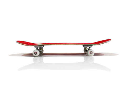 skateboard on a white background Stock Photo | Adobe Stock