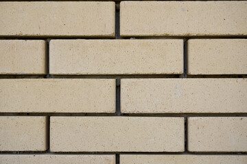 brick wall close up. wall of light bricks. photo can be used as photo background