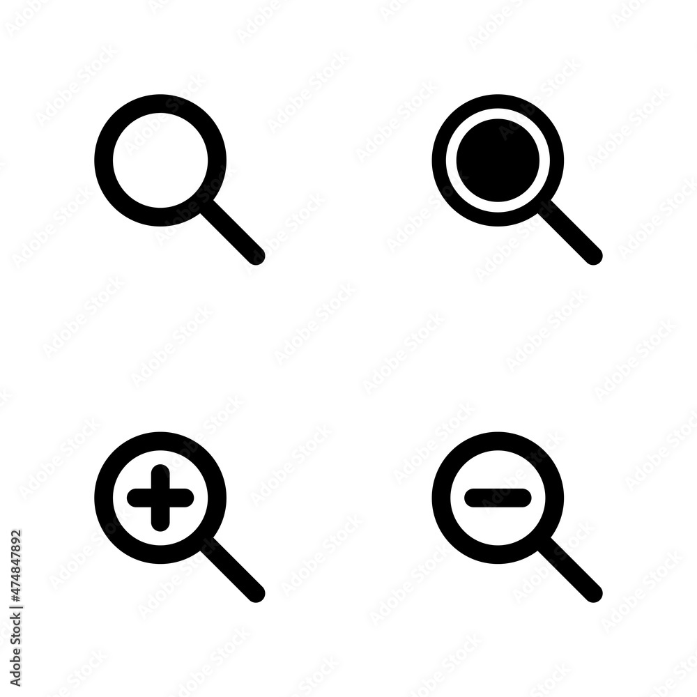 Canvas Prints search icon, magnifying symbol