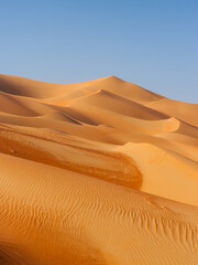 Fototapeta na wymiar Dune Patterns in the Empty Quarter Desert