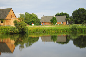 village on the riverside