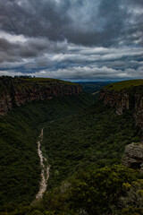clouds over the mountains