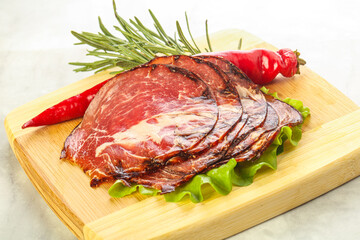 Dried pork neck meat snack