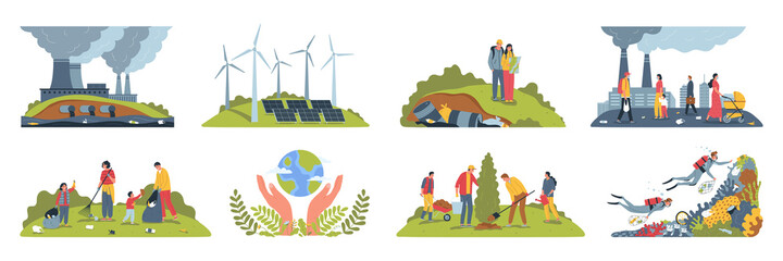 Ecology Pollution Color Compositions